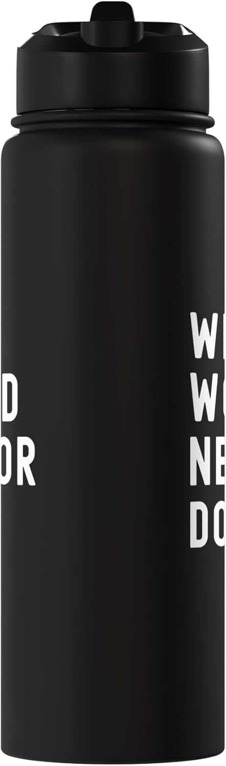 Bottella de agua aislada acero inoxidable What Would Nestor Do
