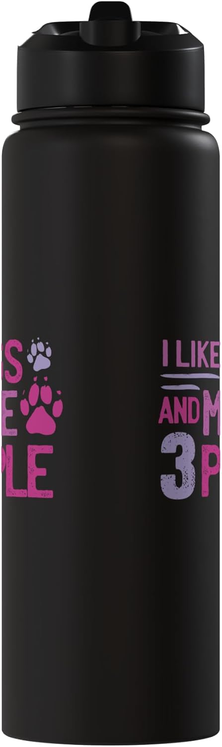 Botella de agua acero inoxidable para amante de perros