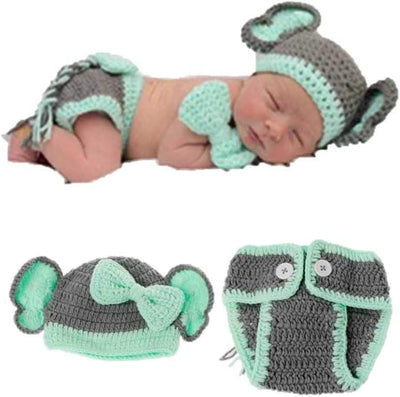 Disfraz tejido a crochet para bebé recién nacido