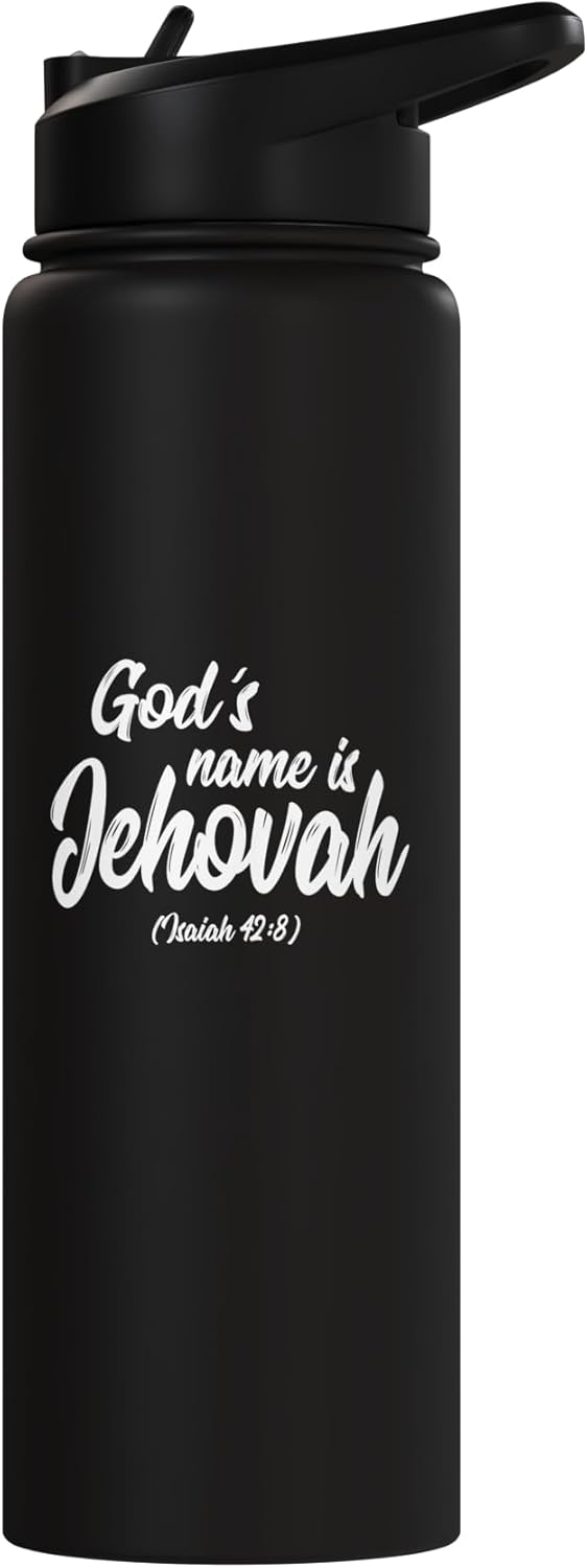 Botella de agua aislada de acero inoxidable Jehovah JW Ministry