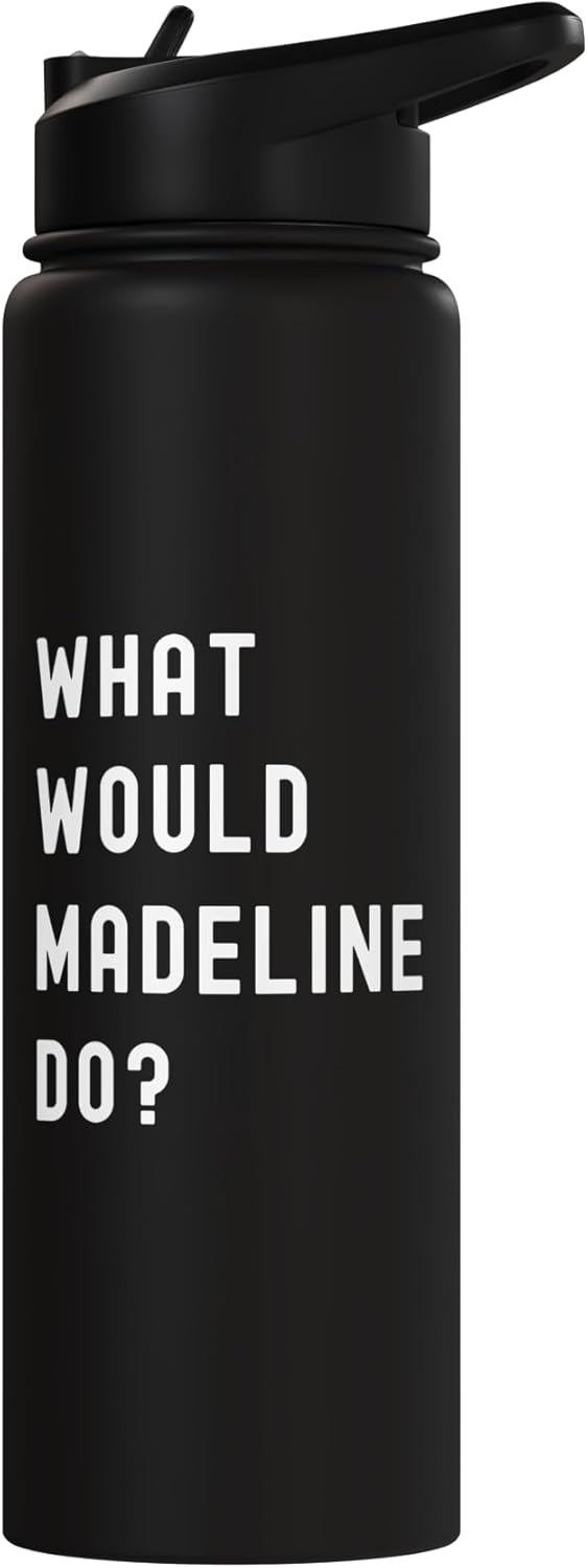 Bottella de agua aislada de acero inoxidable What Would Madeline Do