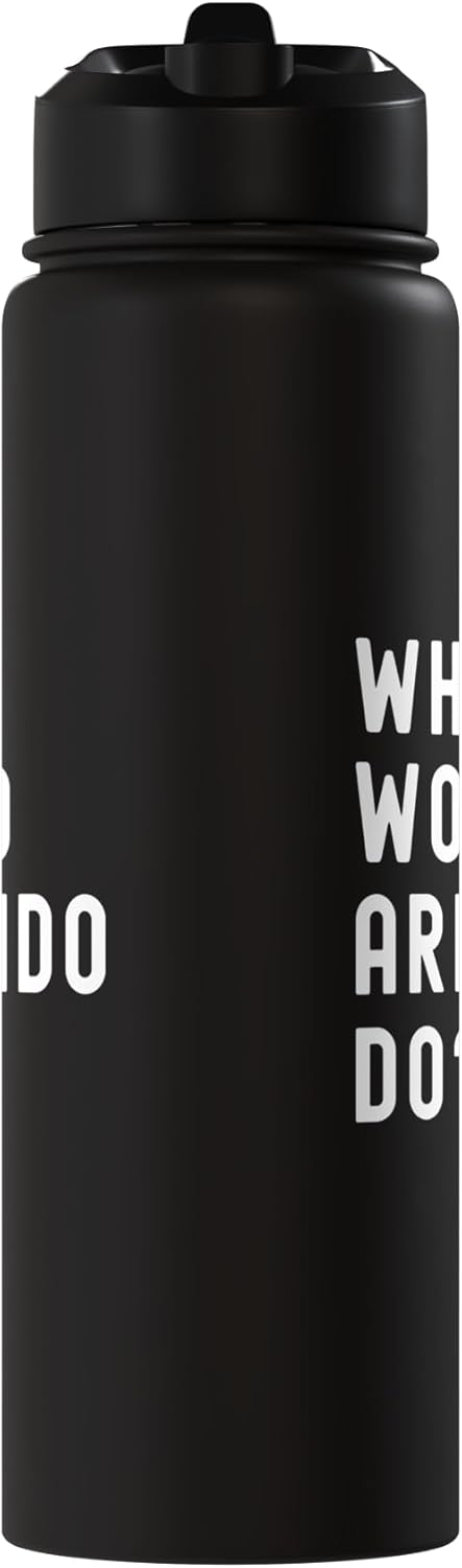Bottella de agua aislada acero inoxidable What Would Armando Do