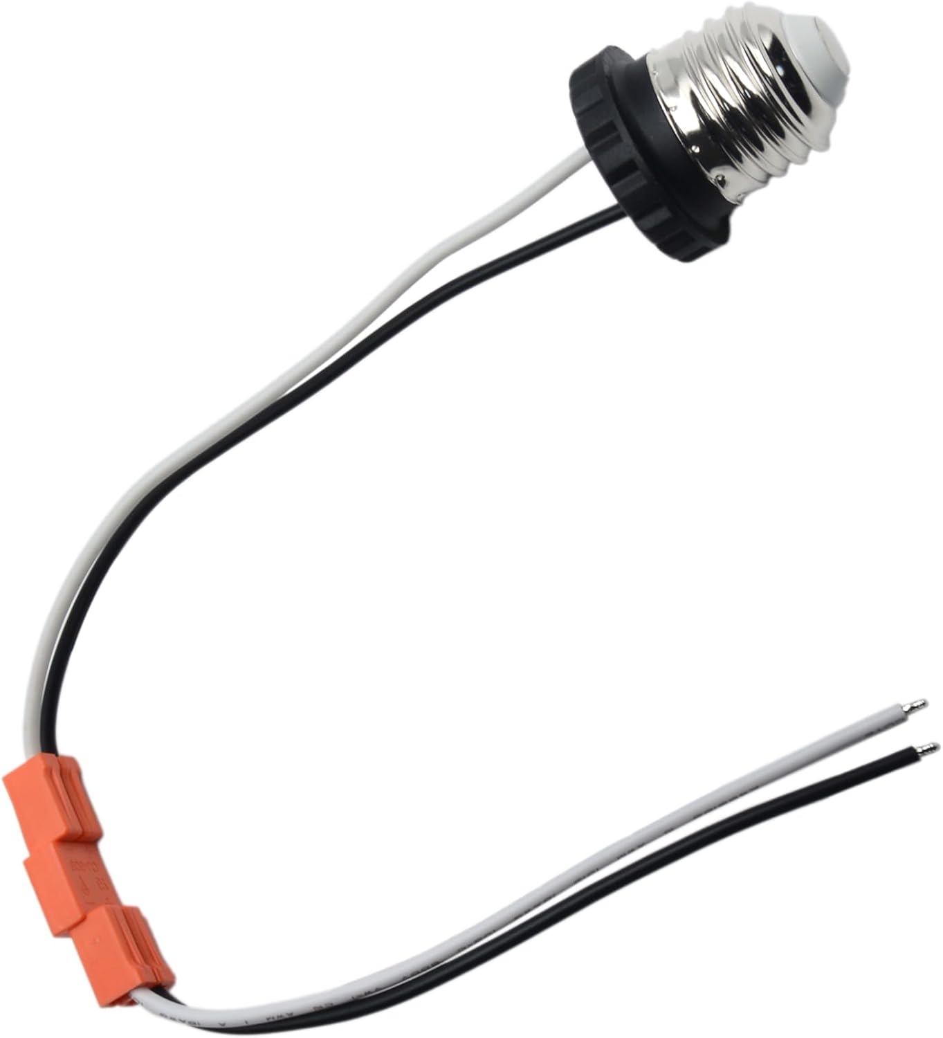 Adaptador enchufe E26 base media rosca macho para lámpara