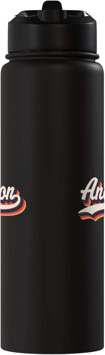 Botella de agua personalizada retro de acero inoxidable sin BPA