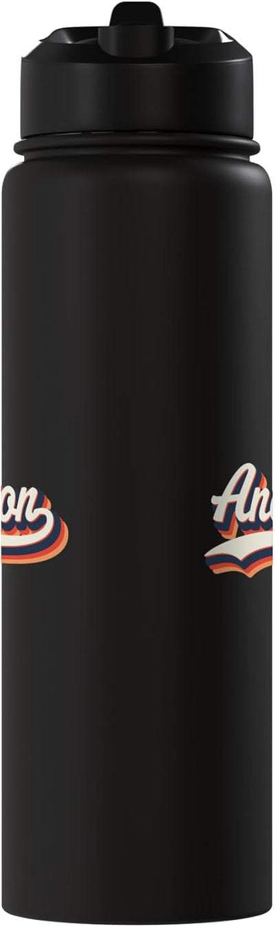 Botella de agua personalizada retro de acero inoxidable sin BPA