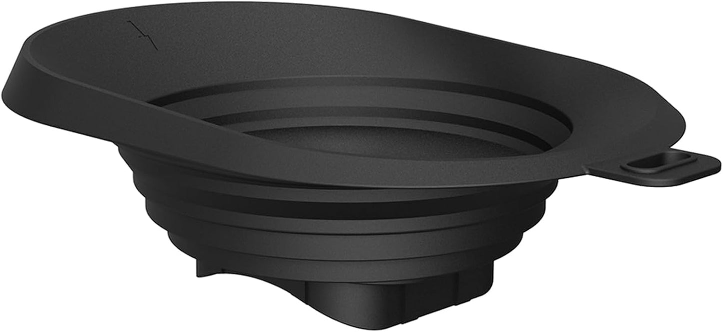 Funil anti salpicaduras acrílico plegable para slushie