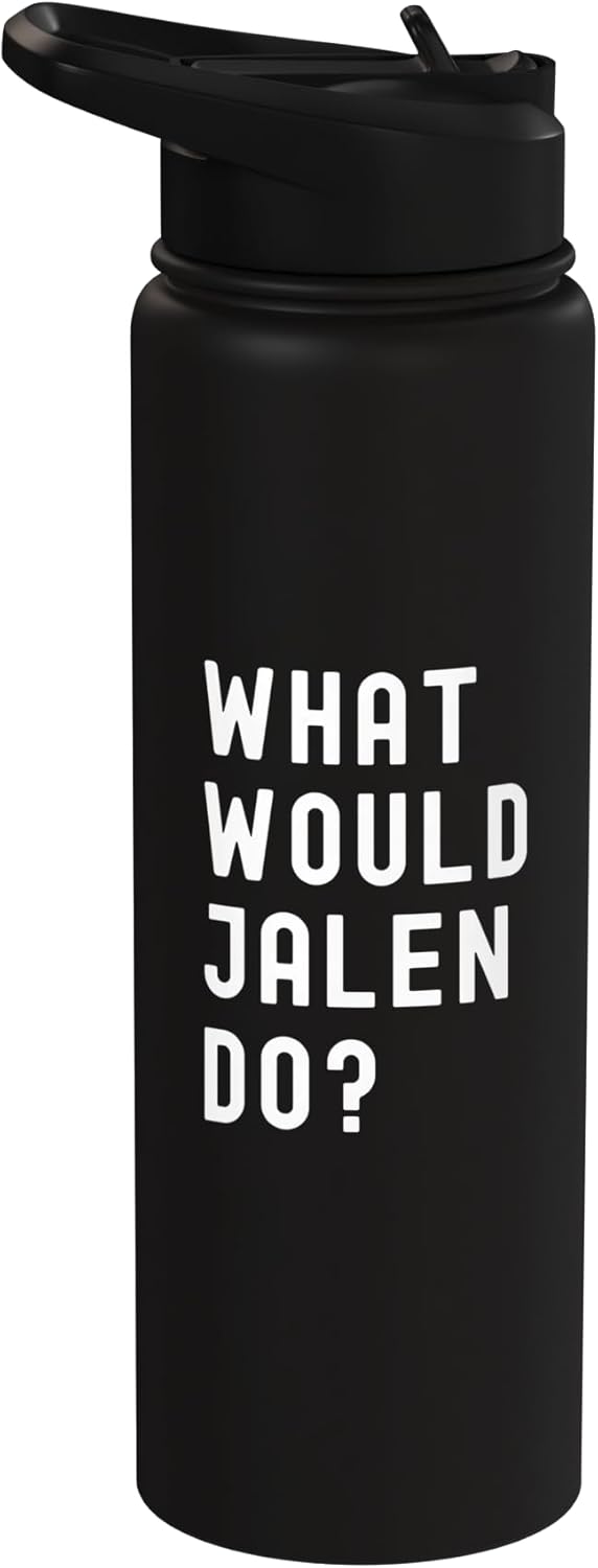 Bottella de agua aislada acero inoxidable What Would Jalen Do