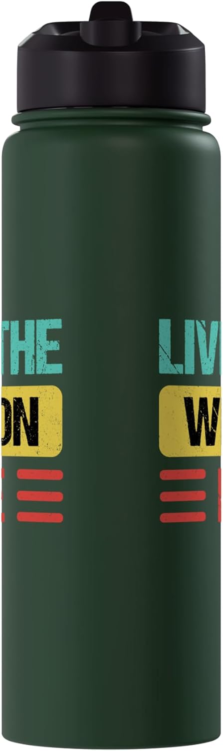 Botella de agua acero inoxidable Winton Name aislada