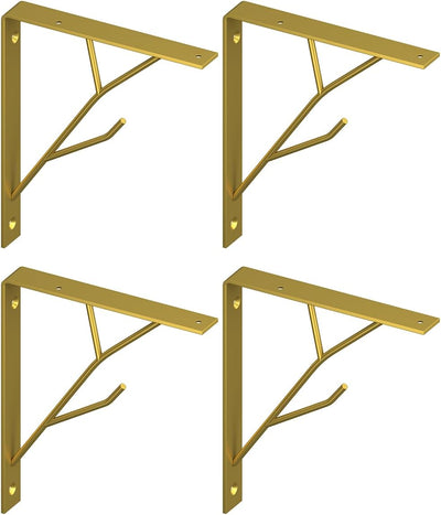 Soportes decorativos 8pulg estantes flotantes metal