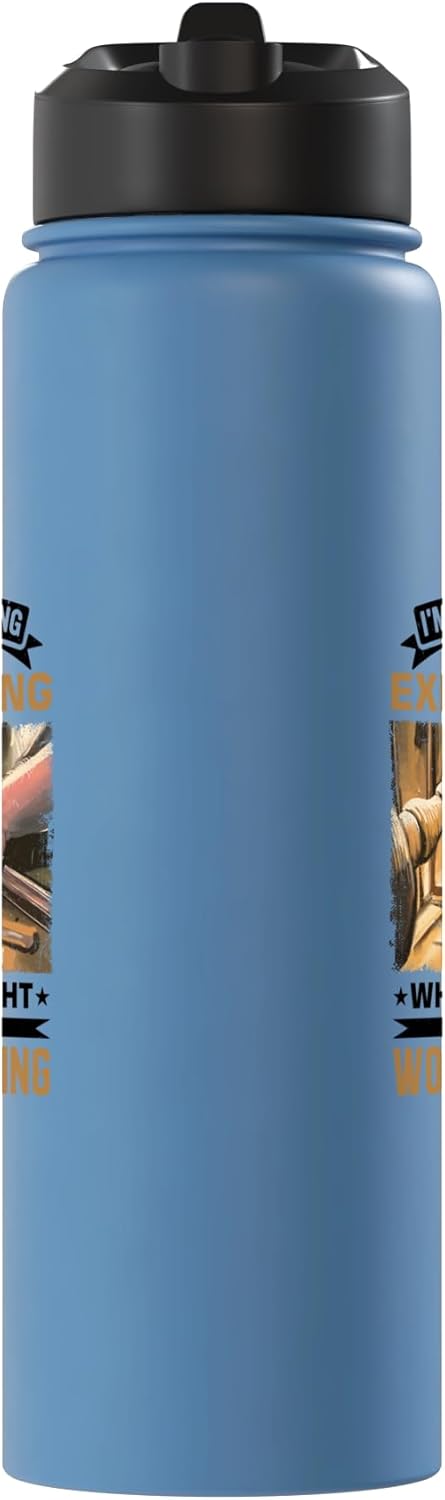 Botella agua acero inox aislada para tallado madera