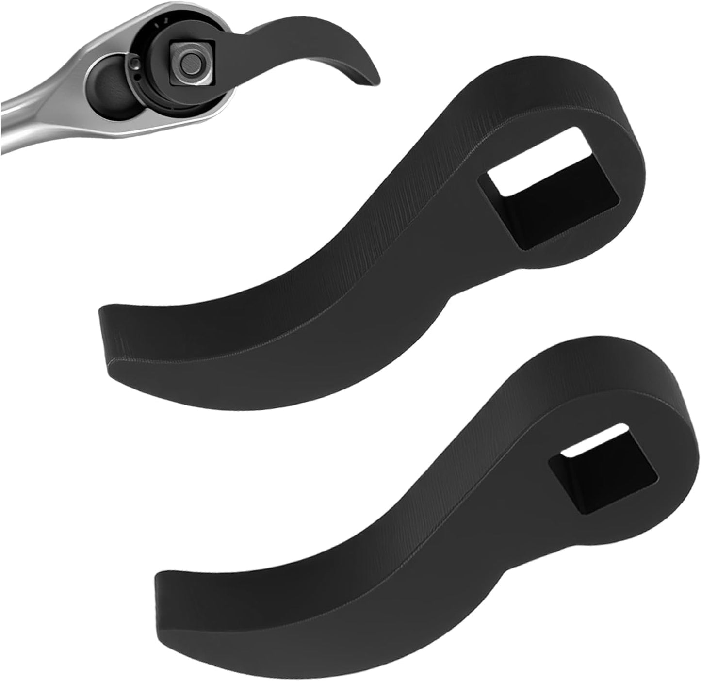 2 Cabezales Adaptadores Llave Palanca 1/2 y 3/8 Pulg
