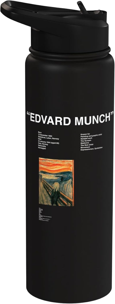 Bottella de agua acero inoxidable sin BPA Edvard Munch