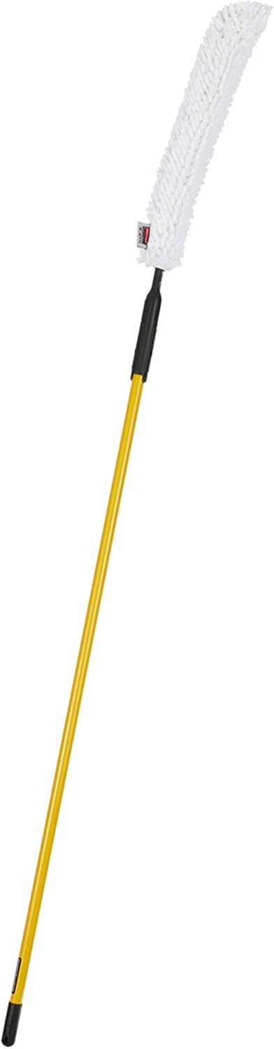 Varilla sacudidor flexible con funda microfibra blanco