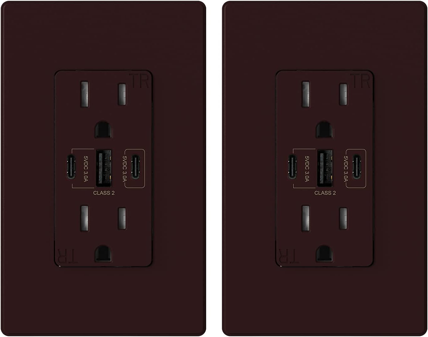 Tomacorriente USB 30W 6A 3 puertos UL certificado resistente