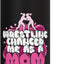 Botella de agua acero inoxidable aislada madre luchadora