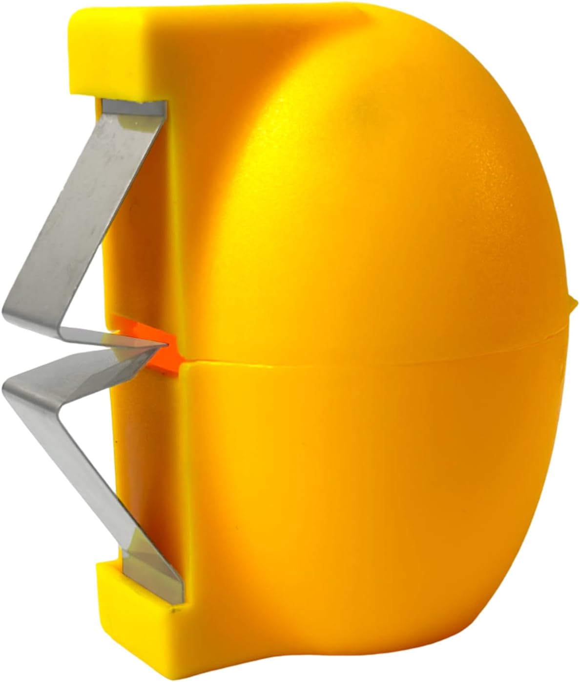 Abridor de cáscara huevo acero inox amarillo
