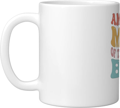 Taza Cerámica Familia Cumpleaños Niño Blanco
