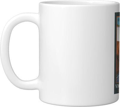 Taza cerámica blanca Victoria Falls Hotel