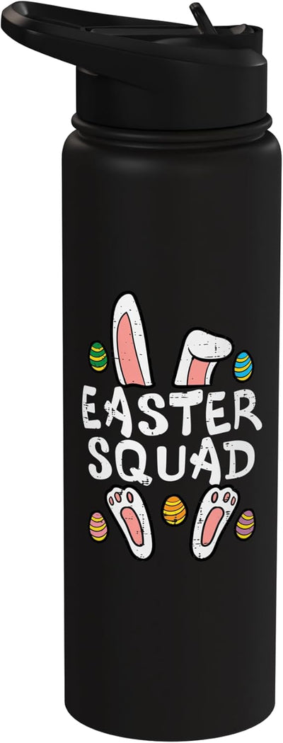 Bebida para agua acero inoxidable Easter Squad Bunny Crew niños adultos