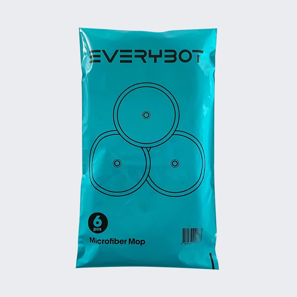 Accesorio 3 vueltas microfibra lavable robot 6 pzas