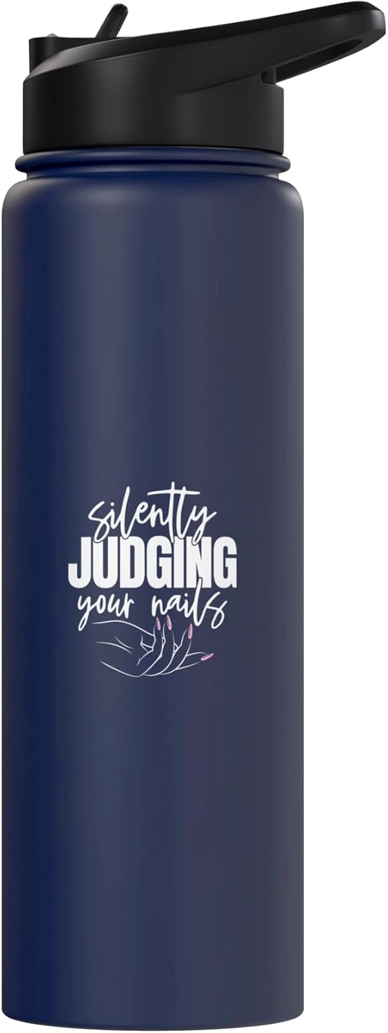 Botella de agua aislada para uñas de acero inoxidable