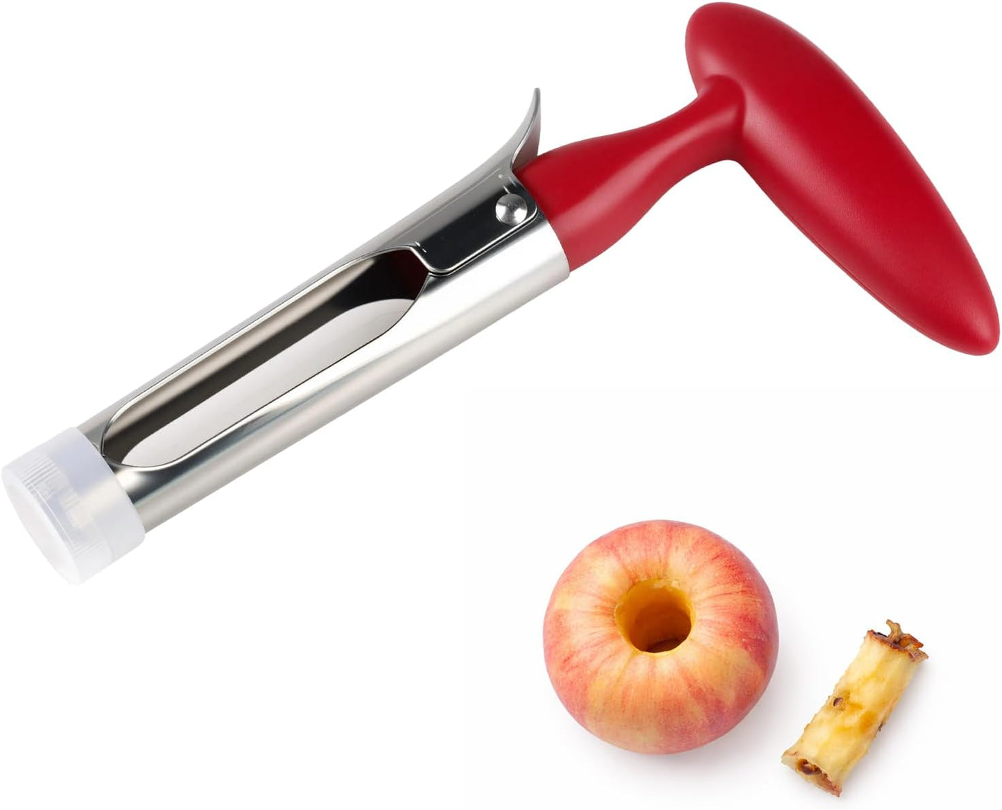 Herramienta descorazonadora manzana acero inox 304 mango ergonómico