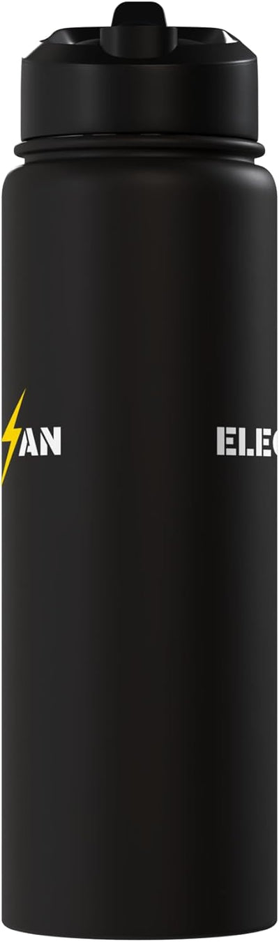 Botella agua acero inox aislada electricista