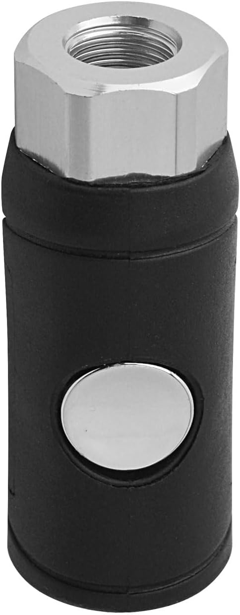 Acoplador aire tipo I/M 1/4" botón seguridad