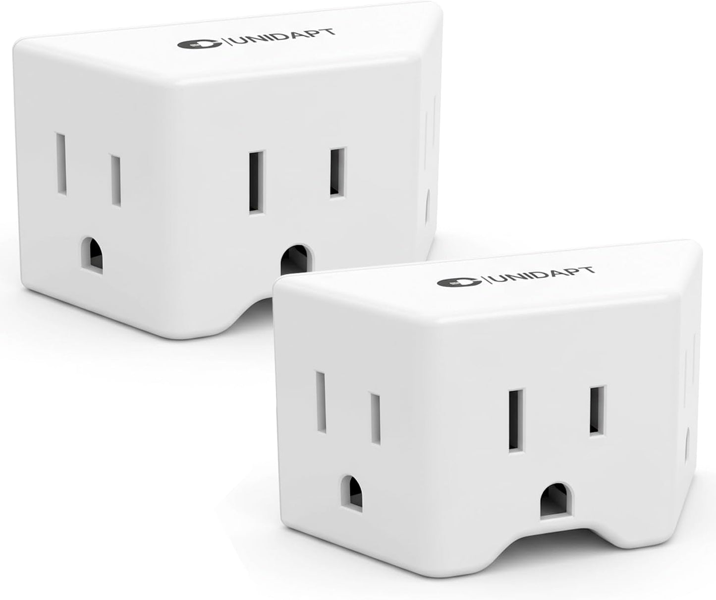 Adaptador clavija 2 a 3 salidas CA pared 1875W