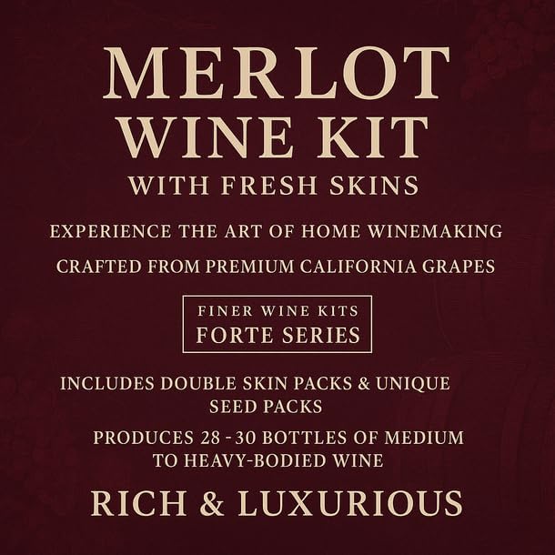 Kit de vino Merlot Forte