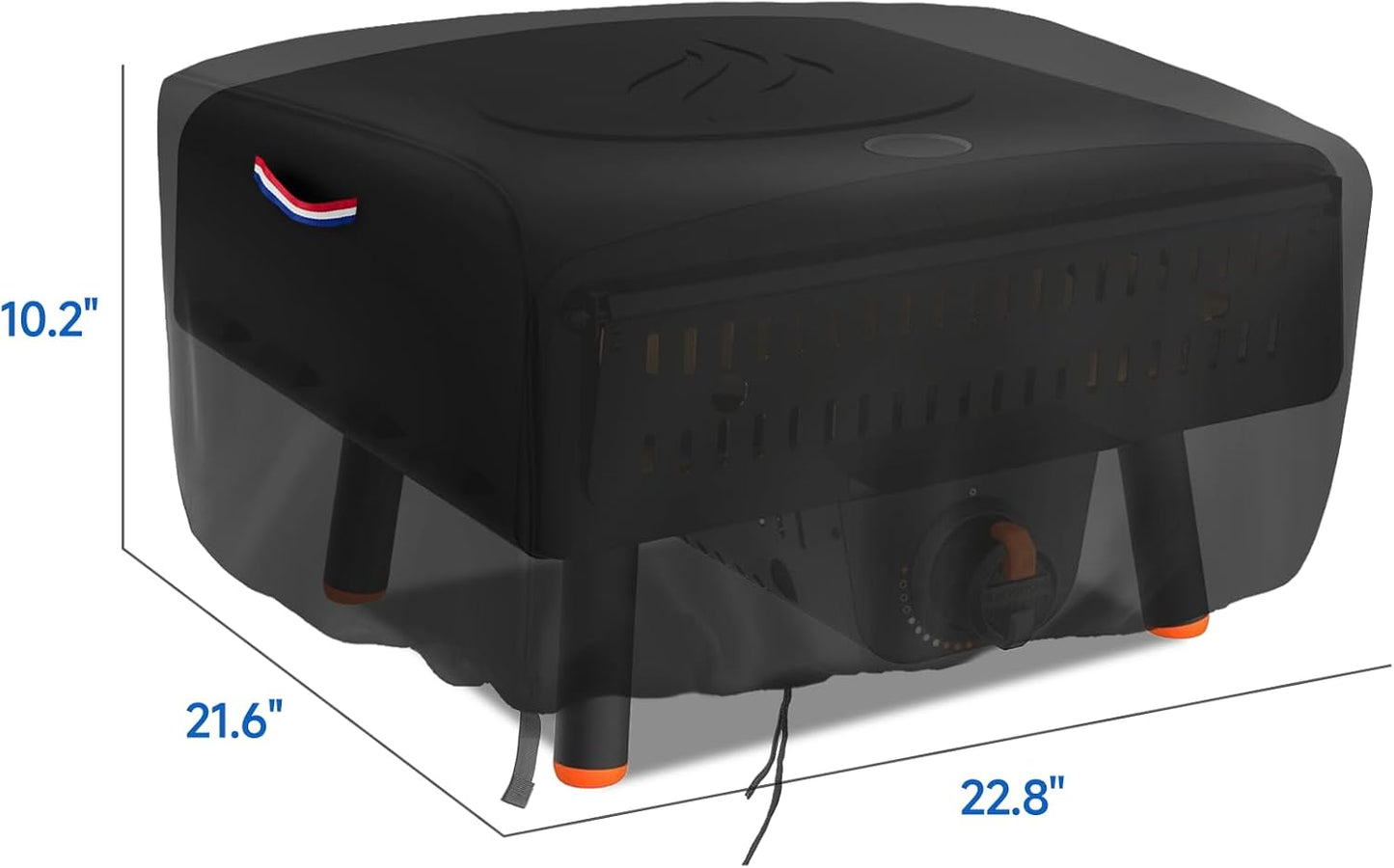Funda horno pizza Blackstone 2238 resistente agua color negro