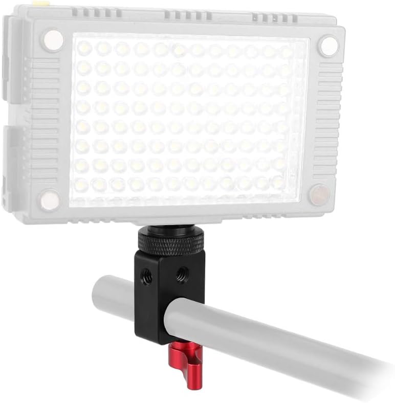 Adaptador abrazadera varilla 0.591pulg rosca 1/4-20 para LED