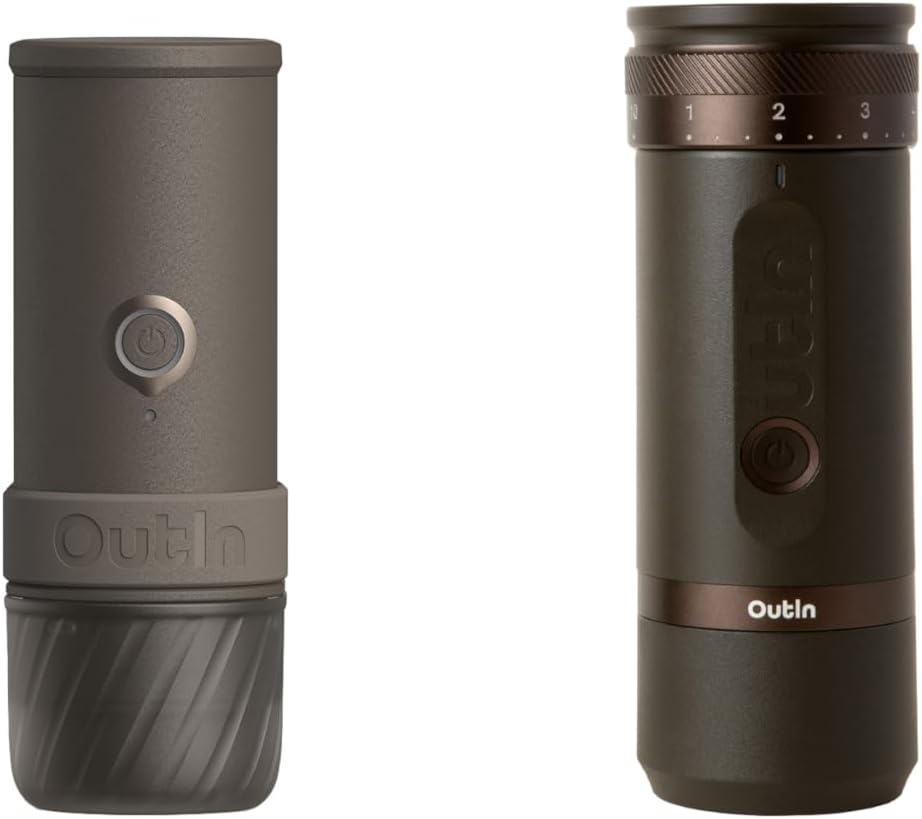 Máquina Café Eléctrica Portátil con Molinillo Cafés