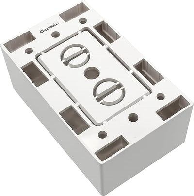 Caja eléctrica superficial 1.81pulg blanco