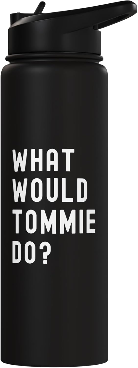 Botella agua acero inox aislada What Would Tommie Do