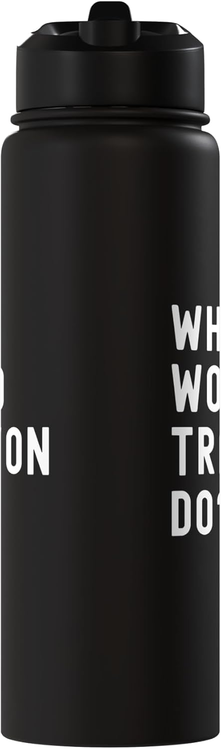 Botella de agua aislada acero inoxidable What Would Trayvon Do
