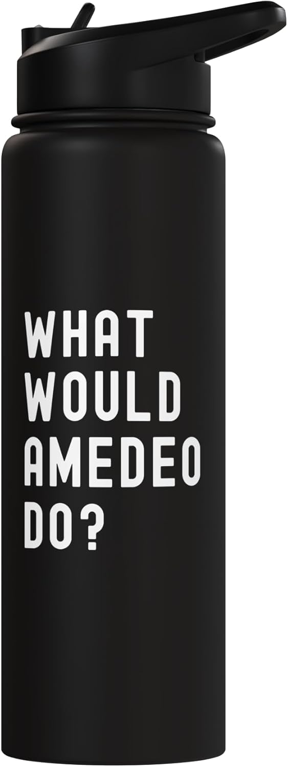 Botella agua aislada acero inox What Would Amedeo Do