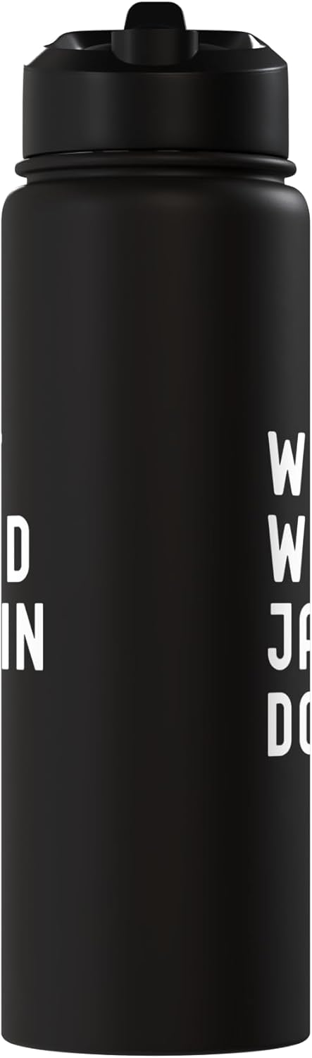 Bottella de agua acero inoxidable aislada What Would Jasmin Do