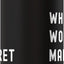 Bottella de agua aislada acero inoxidable What Would Margaret Do