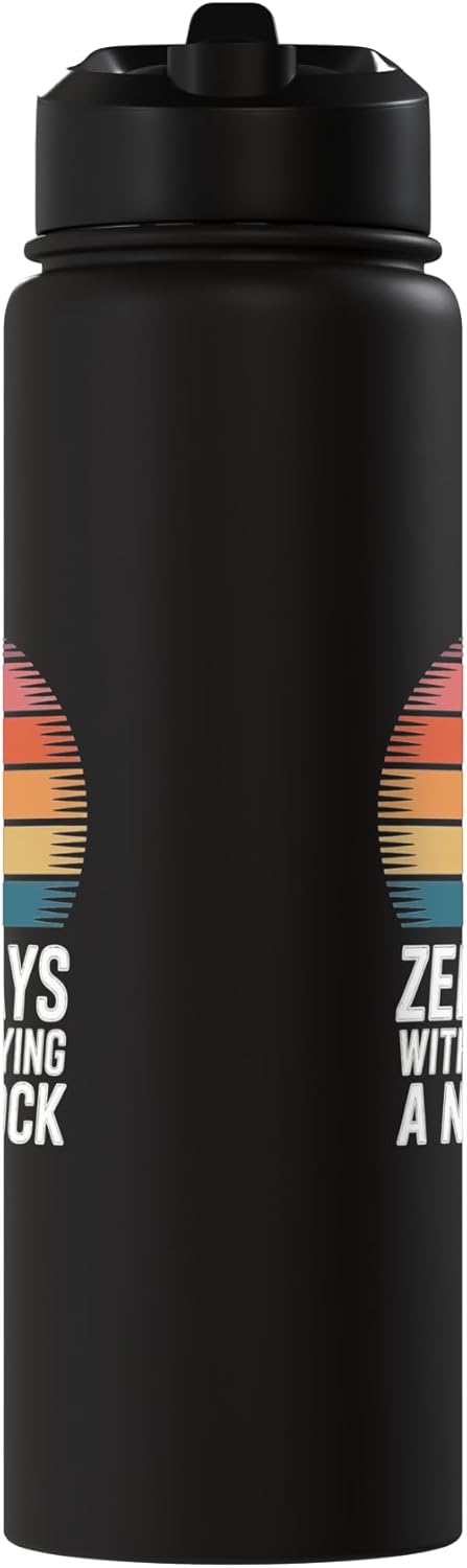 Botella de agua aislada de acero inoxidable Locksport Design