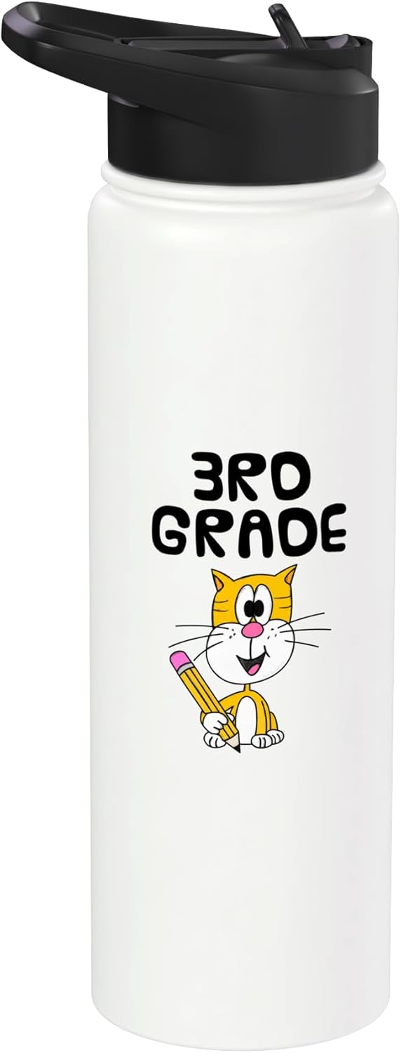 Botella de agua acero inoxidable para maestro primaria grado 3