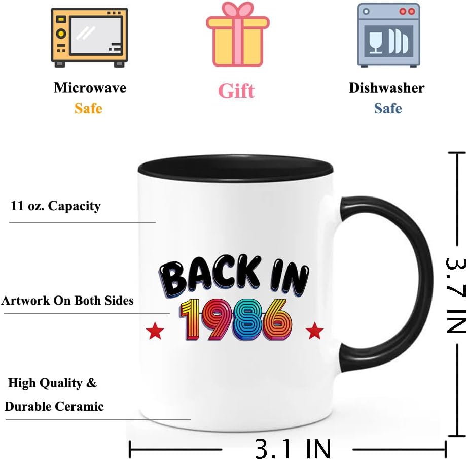 Taza de café regalo de cumpleaños número 40 para él y ella