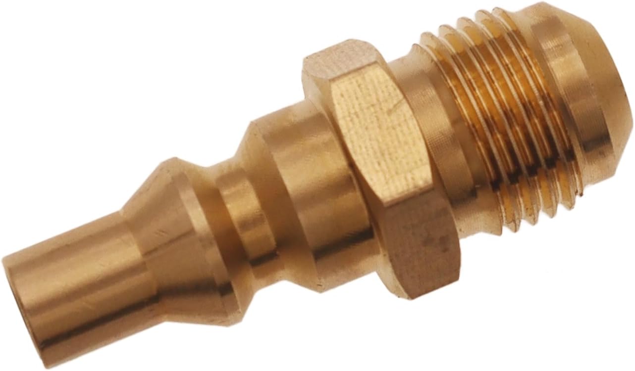 Enchufe 3/8 pulg macho a 1/4 para manguera propano RV