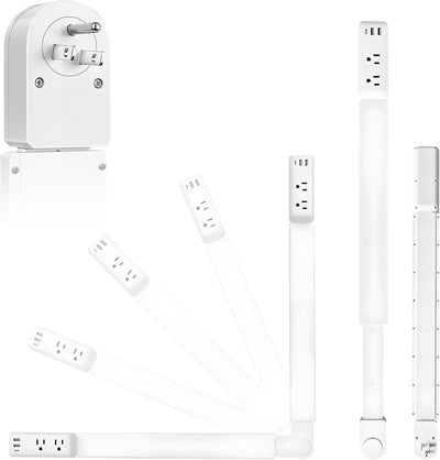 Extensor enchufe 23-34pulg con USB-C y 2 USB-A para sofá