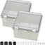 Set 2 cajas conexiones ABS IP65 impermeable exterior