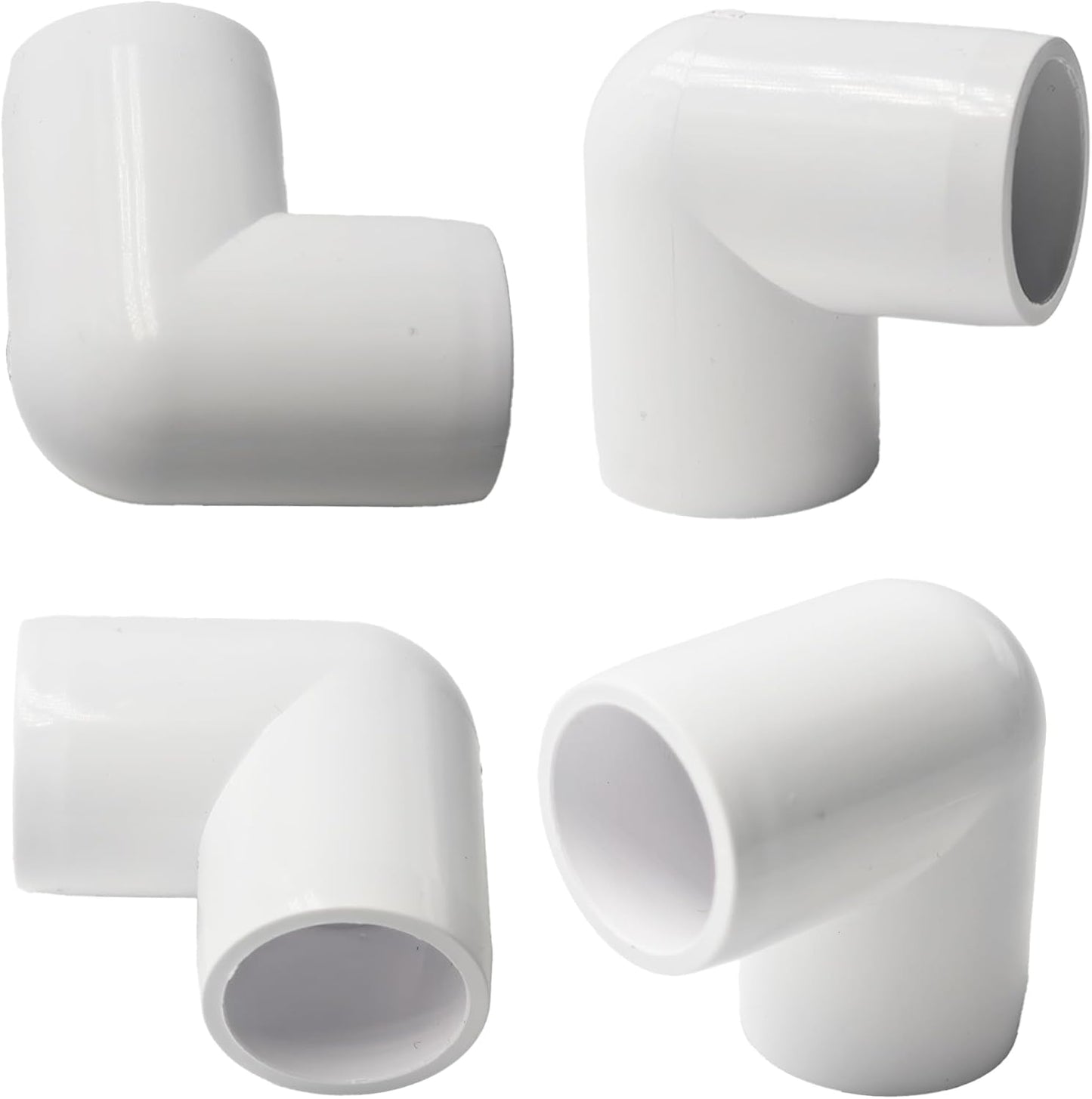 Codo PVC SCH40 3/4 pulg 90 grados 2 vías para bricolaje