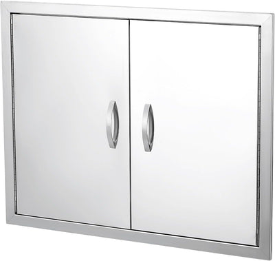 Puerta acceso barbacoa 31x24pulg acero inox 304 resistente