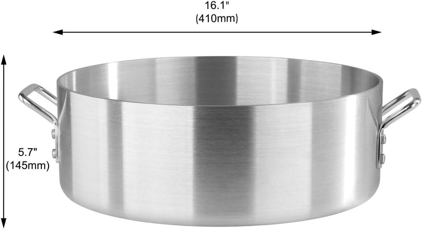 Brasero Aluminio 18qt Diámetro 15.6pulg Sin Cubierta