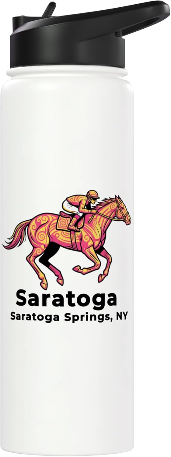 Botella de agua acero inoxidable Saratoga Racetrack