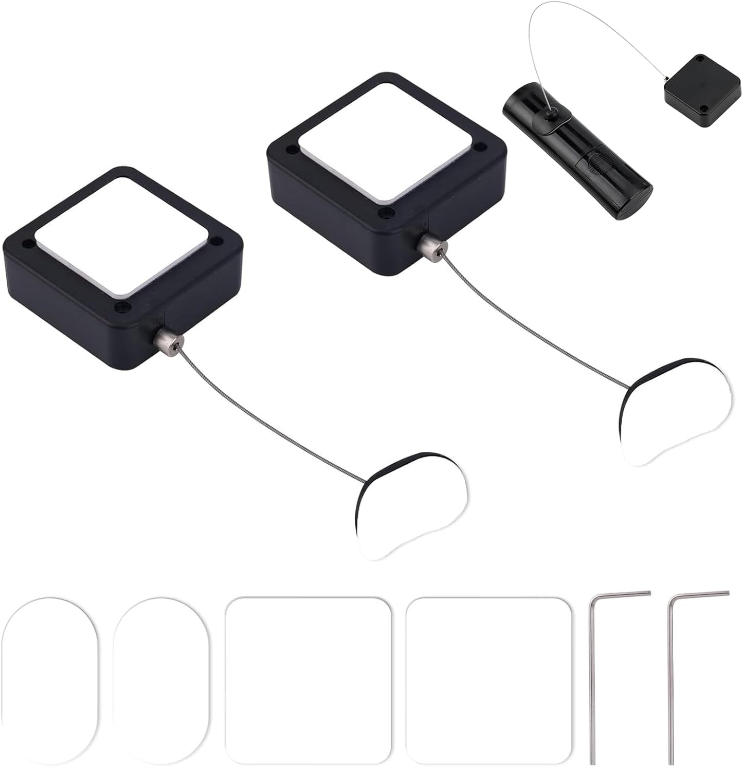 2 Correas Retráctiles Control Remoto Ajustables 6.56pies